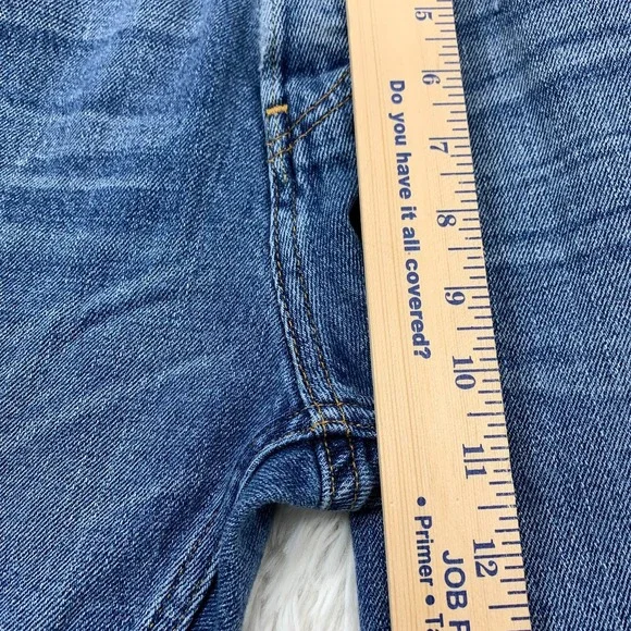 Hollister Jeans Mens 34x31 Blue Pants Classic Taper Denim Button Fly Tag 36x32 - Picture 12 of 13